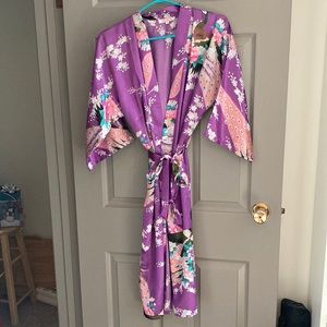 Purple Dressing Robe